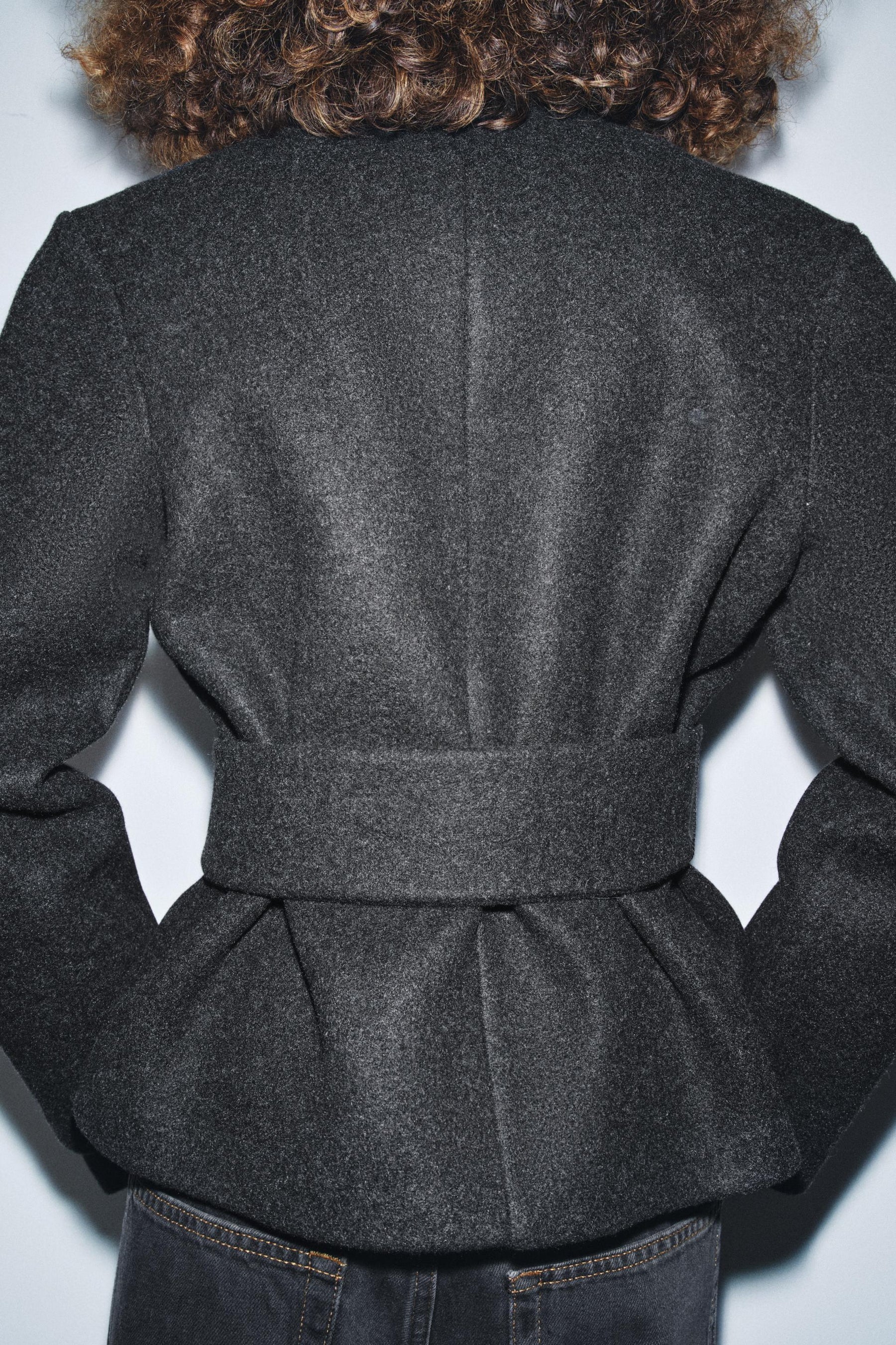 Belted Soft-Touch Jacket