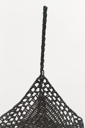 METALLIC CROCHET BRALETTE