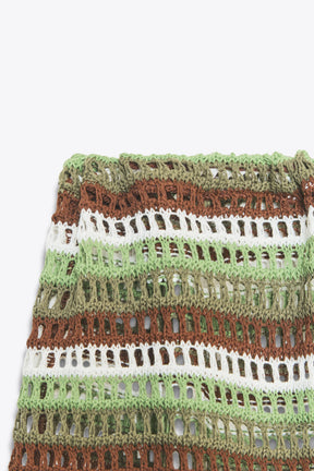 Crochet Drawstring Shorts