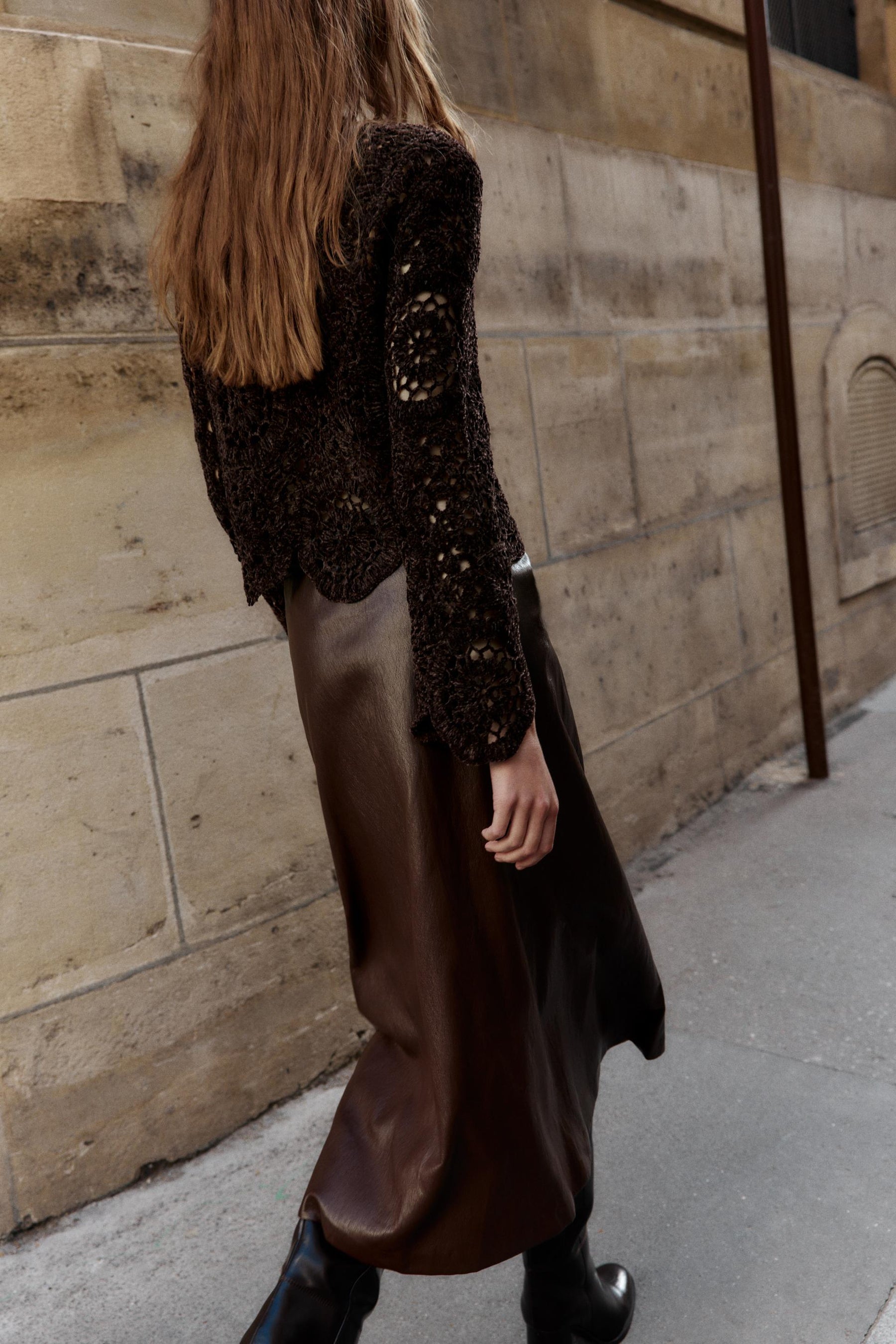 CROCHET LONG SLEEVE JUMPER - Image 5