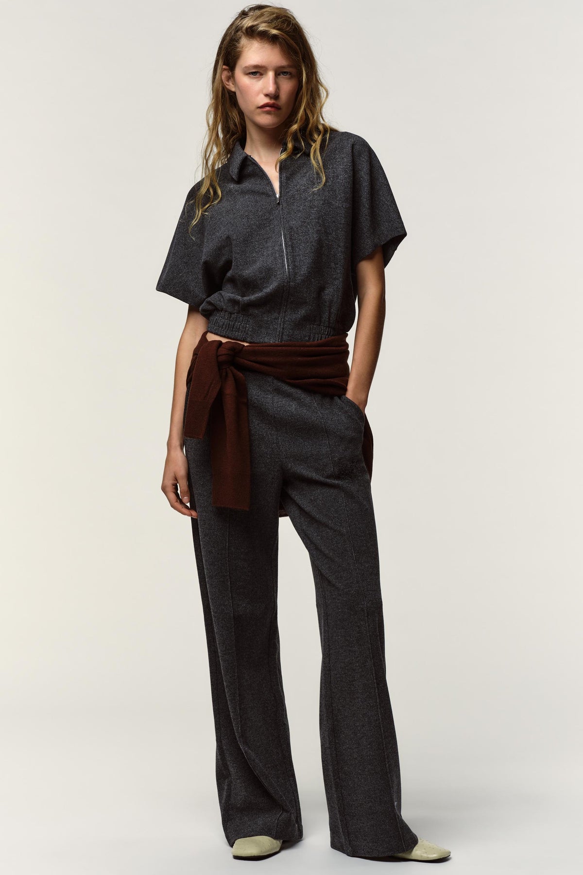 SOFT SHORT SLEEVE JACKET - Image 1