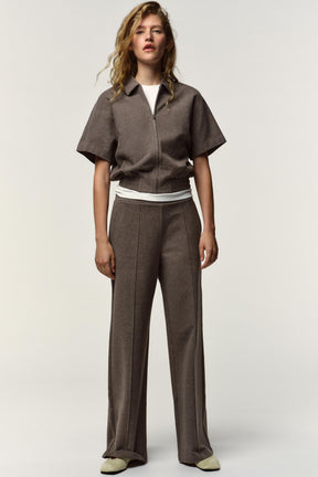 WIDE-LEG SOFT TROUSERS