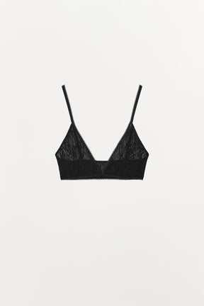 SEAMLESS LACE BRALETTE