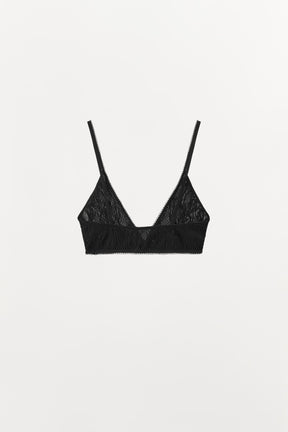 SEAMLESS LACE BRALETTE