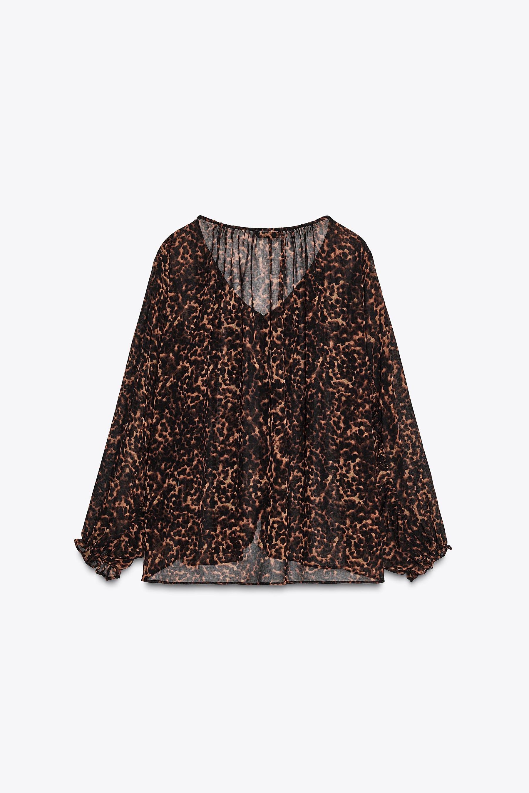 Animal Print Blouse