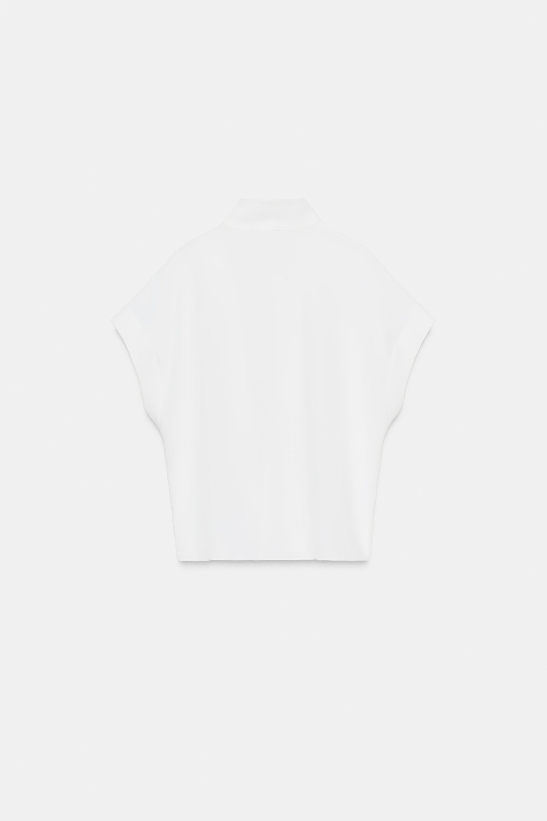 Contrast Button Shirt