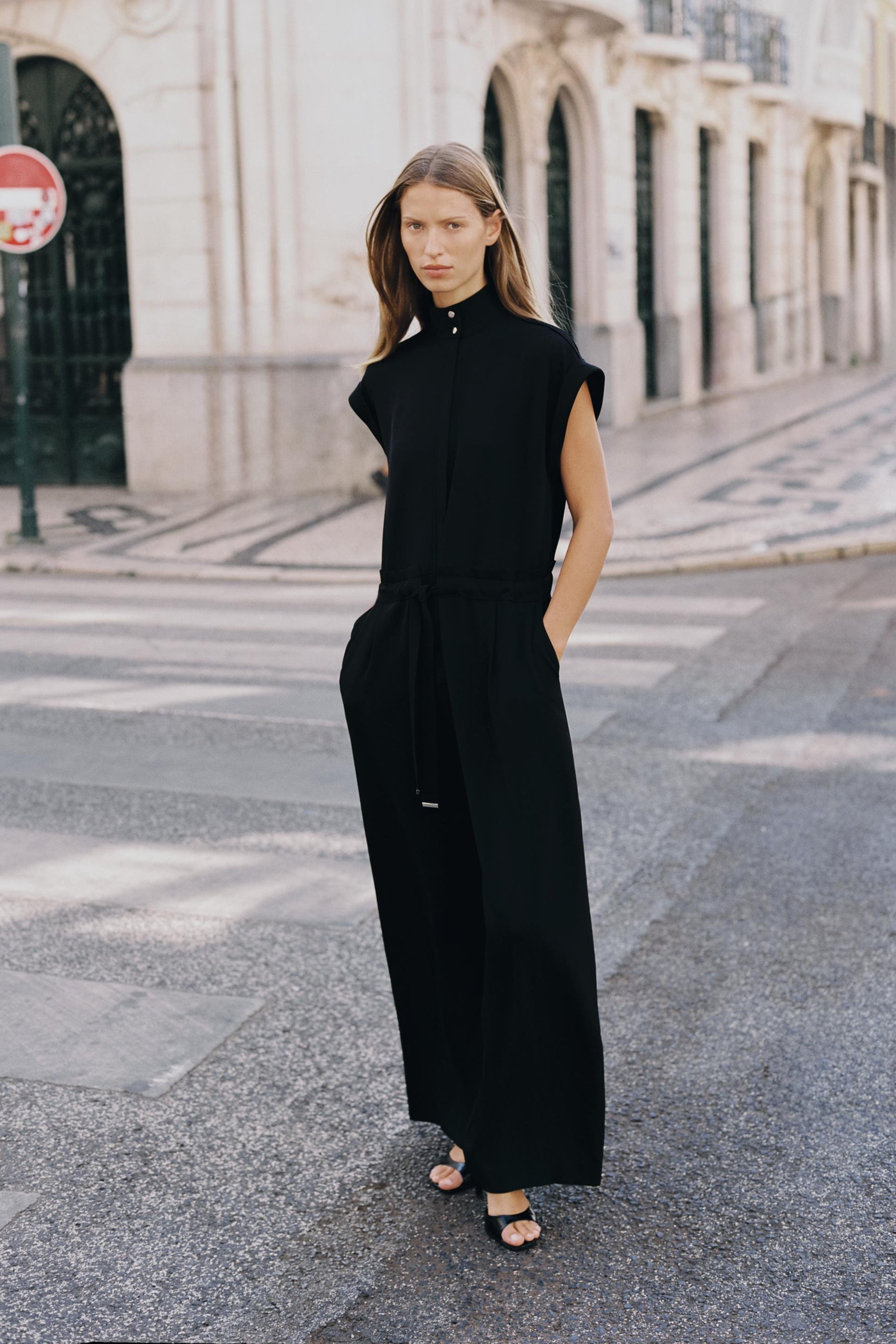 BELTED JUMPSUIT - Image 1