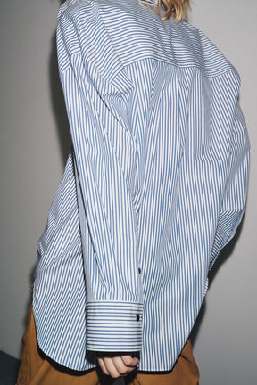 Striped Poplin Shirt