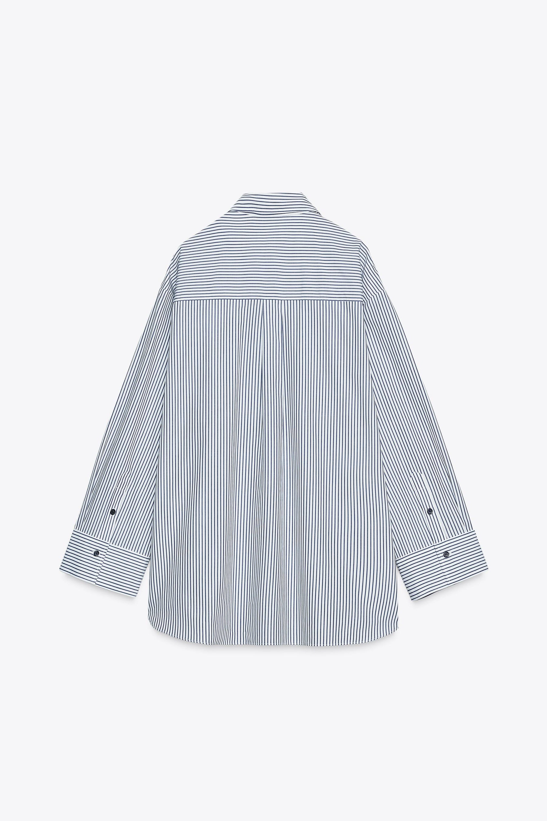 Striped Poplin Shirt