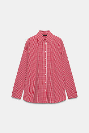 OVERSIZED CHECK SHIRT