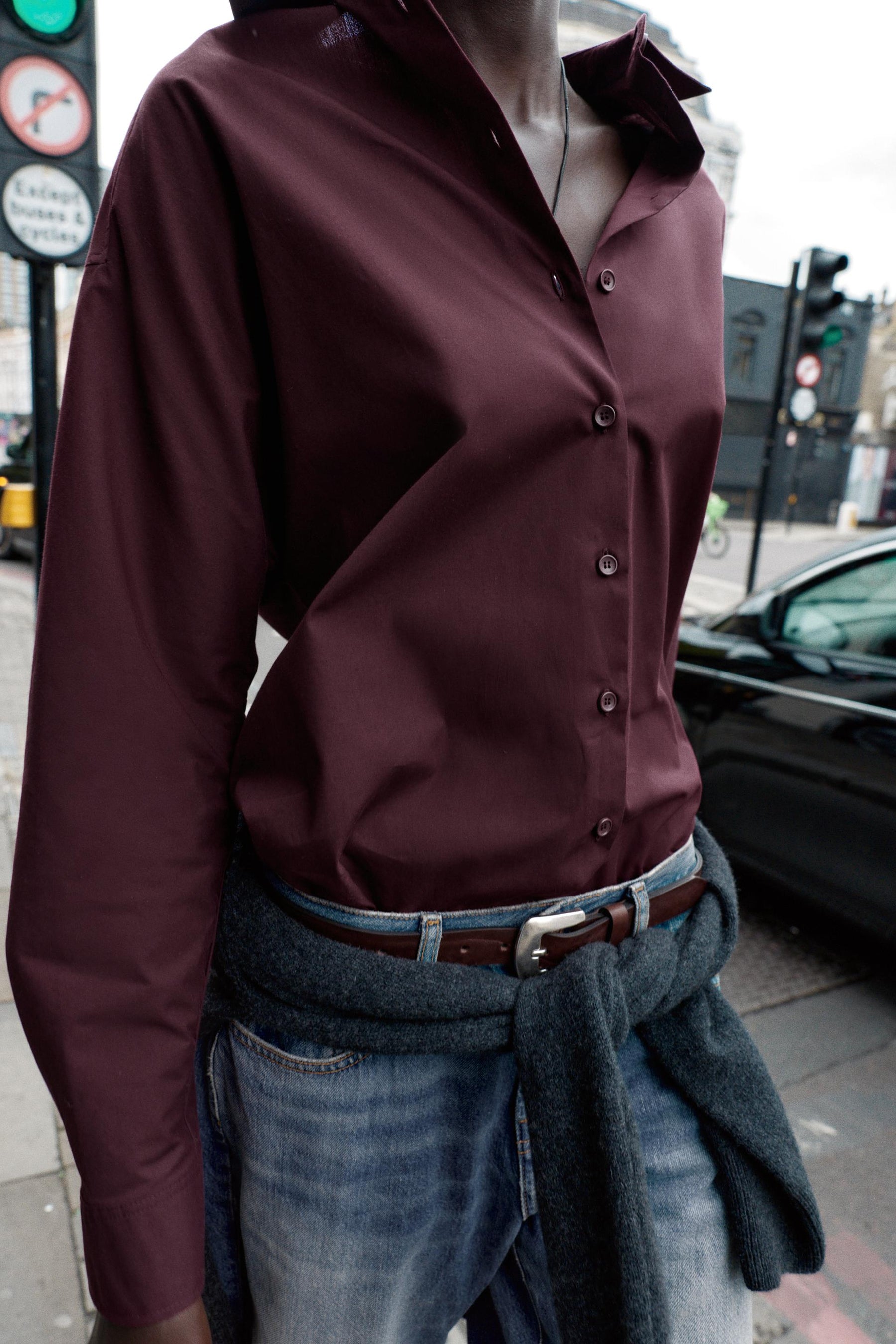 Oversized Poplin Shirt