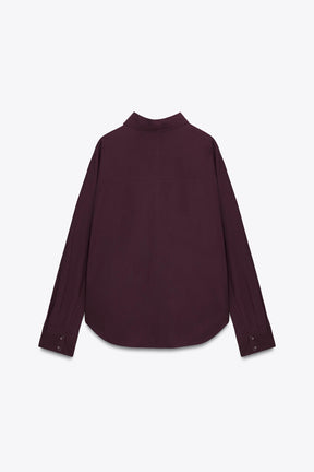 Oversized Poplin Shirt