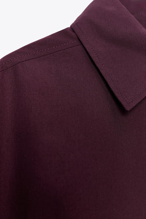 Oversized Poplin Shirt