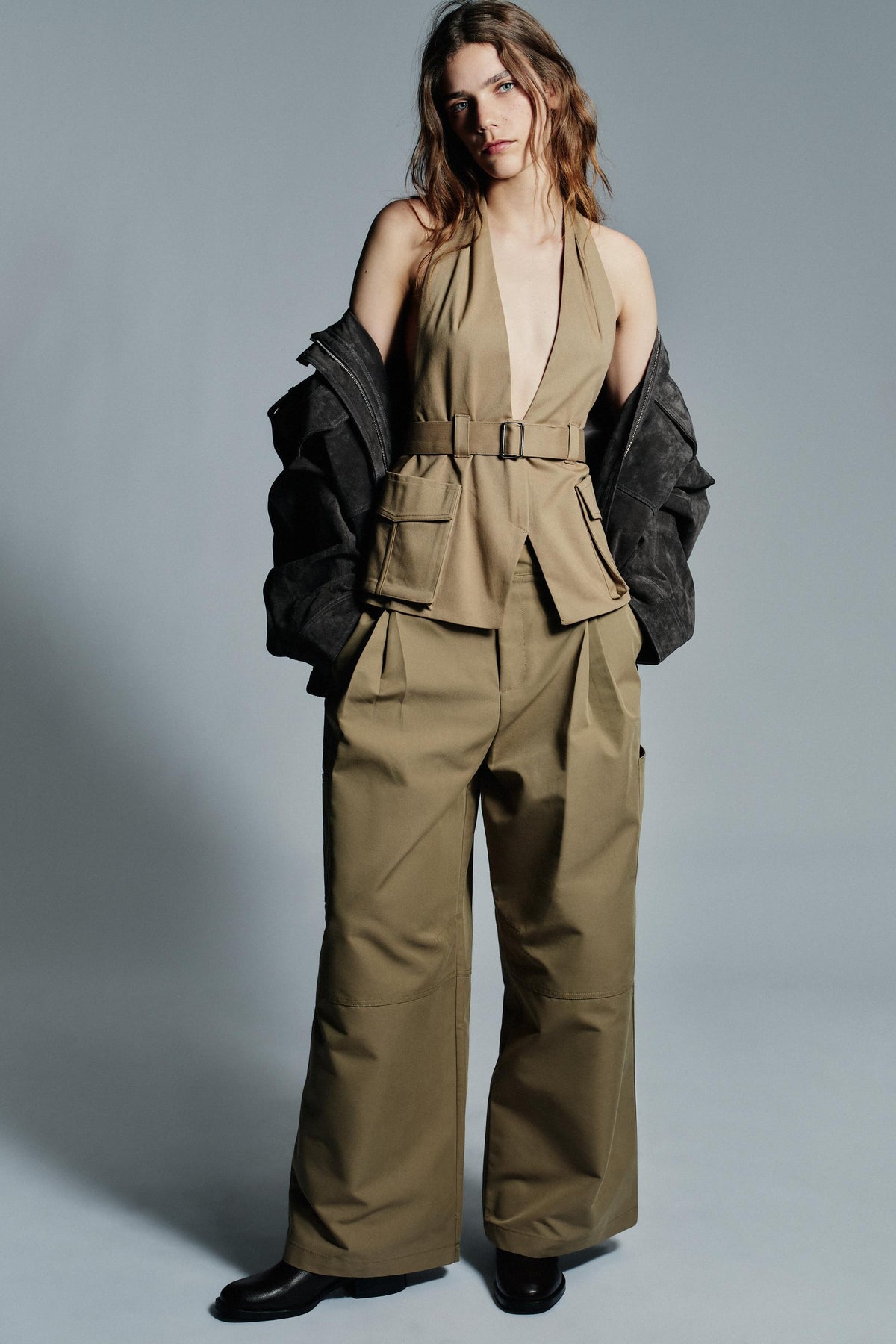 Sleeveless Pocket Top