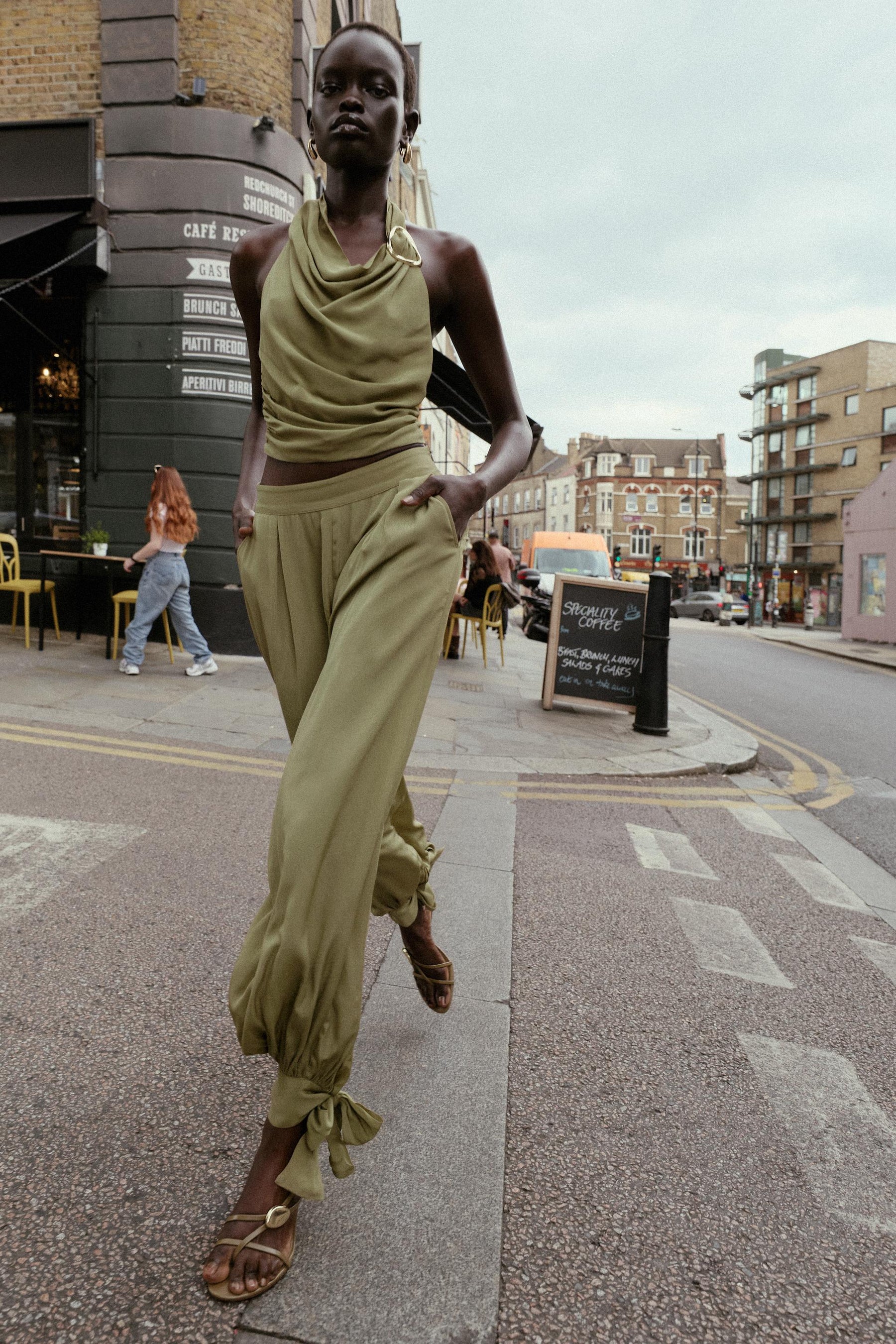 Knot-Detail Halter Top