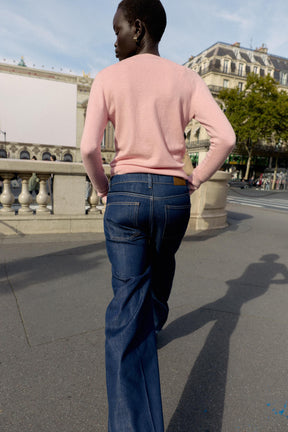 KNIT JUMPER WITH FLORAL BUTTONS - Image 5