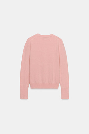 KNIT JUMPER WITH FLORAL BUTTONS - Image 6