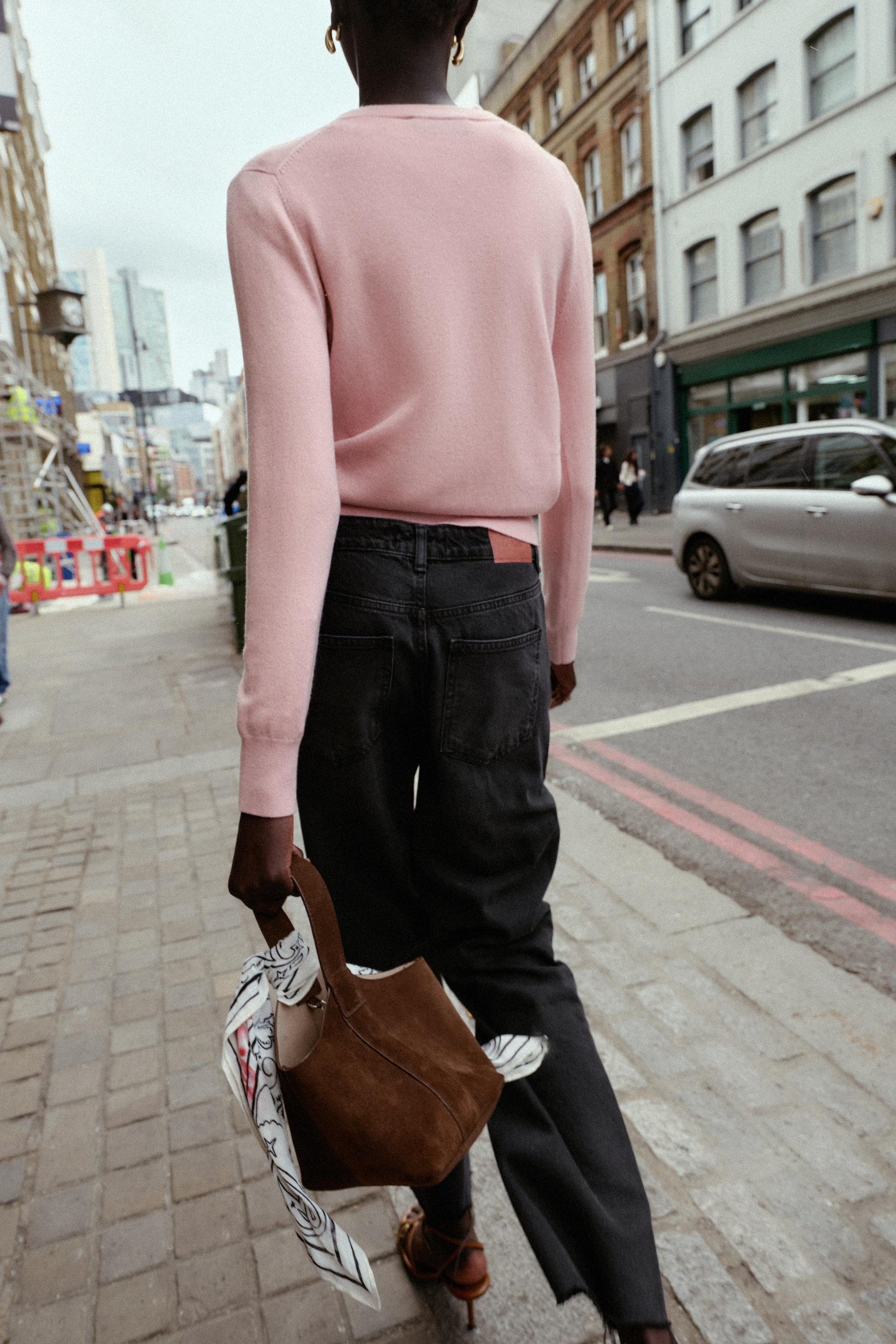 Floral-Buttoned Cardigan