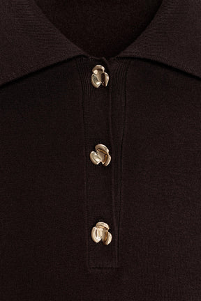 SHORT SLEEVE KNIT POLO SHIRT - Image 7