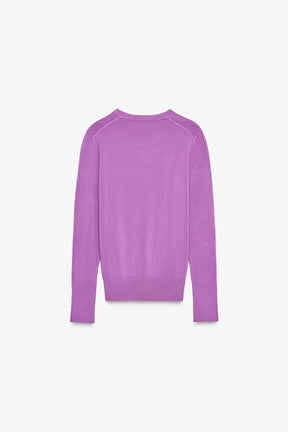 BASIC PLAIN KNIT JUMPER - Image 6
