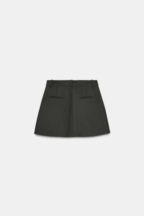 Pleated Short Skirt