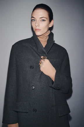 ZW COLLECTION LONG OVERSIZED COAT - Image 5