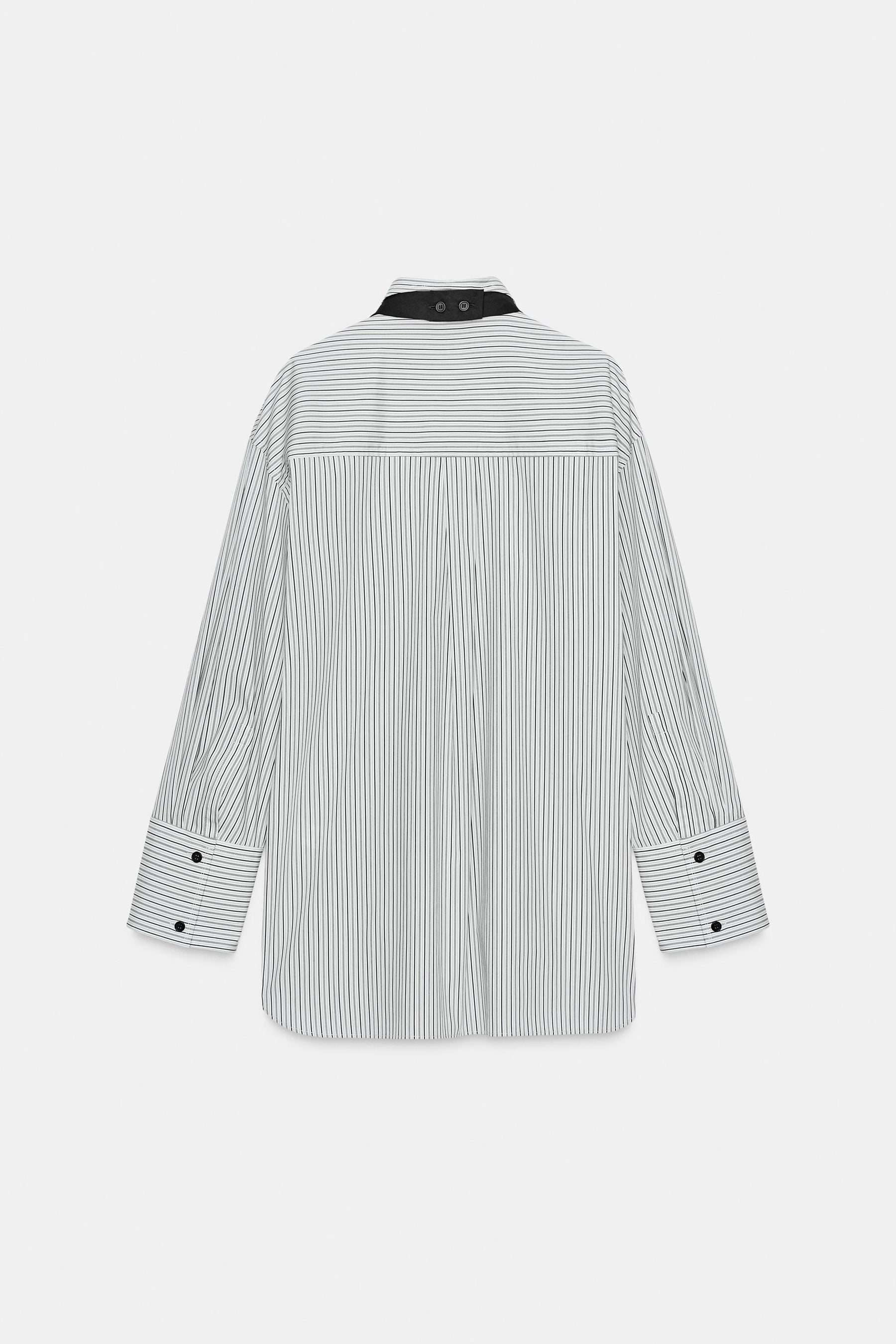 POPLIN TIE SHIRT