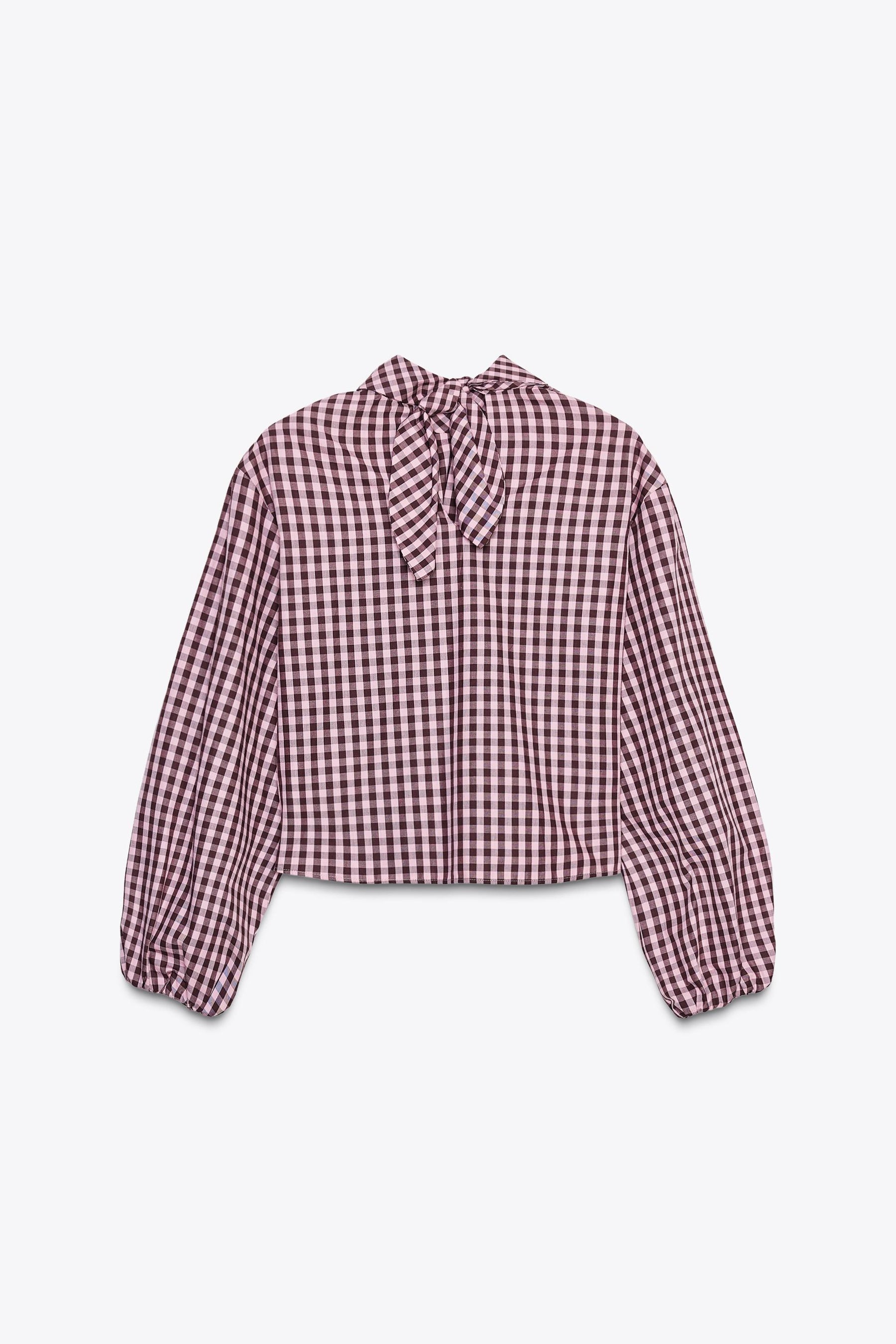 Gingham Poplin Shirt