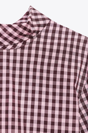 Gingham Poplin Shirt