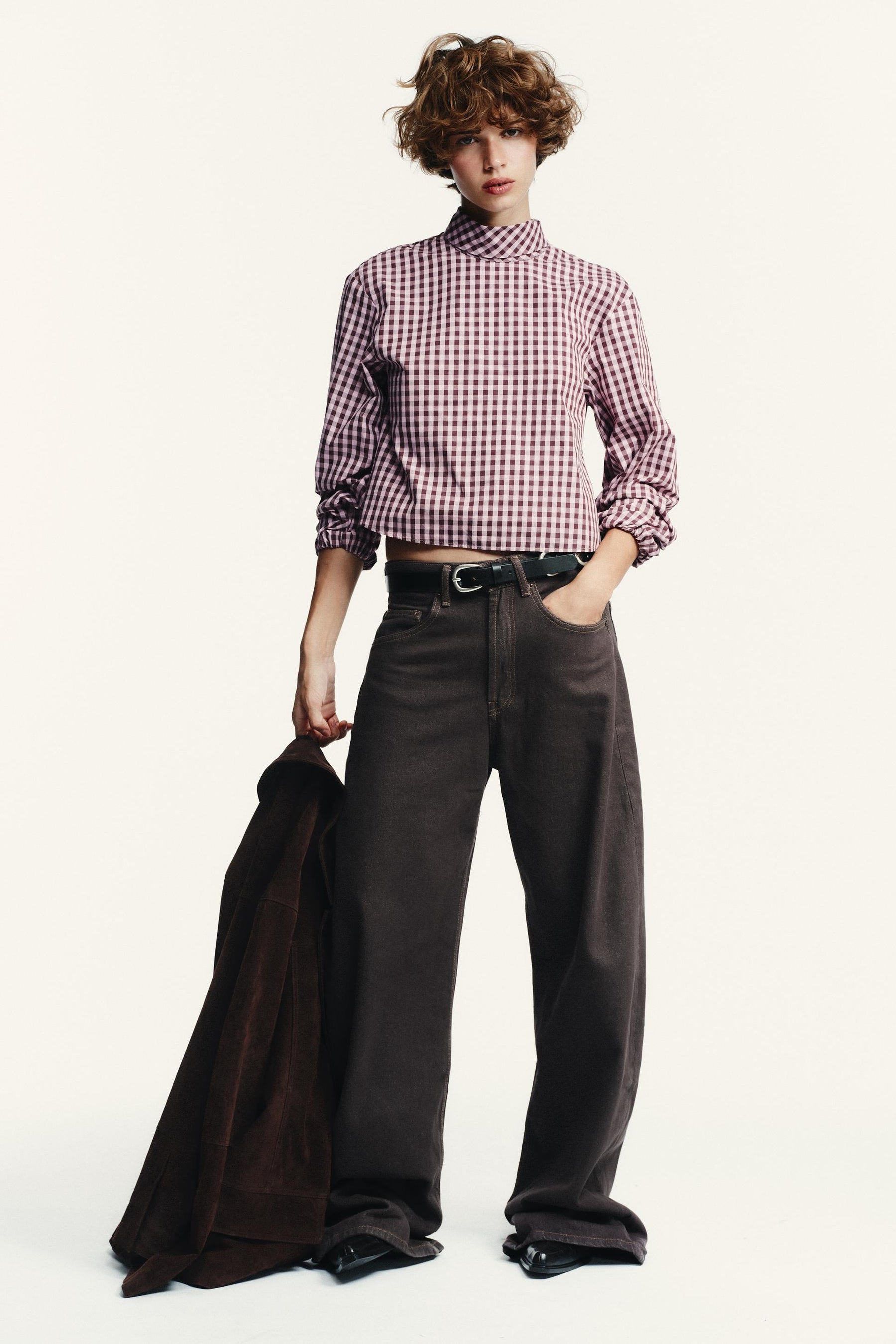 Gingham Poplin Shirt