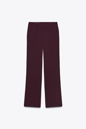 STRAIGHT-LEG TROUSERS