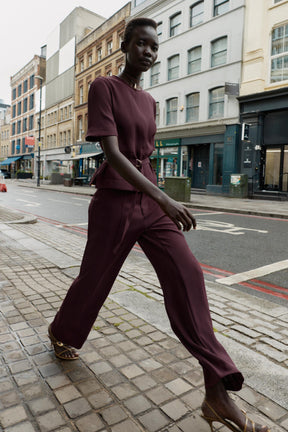 STRAIGHT-LEG TROUSERS