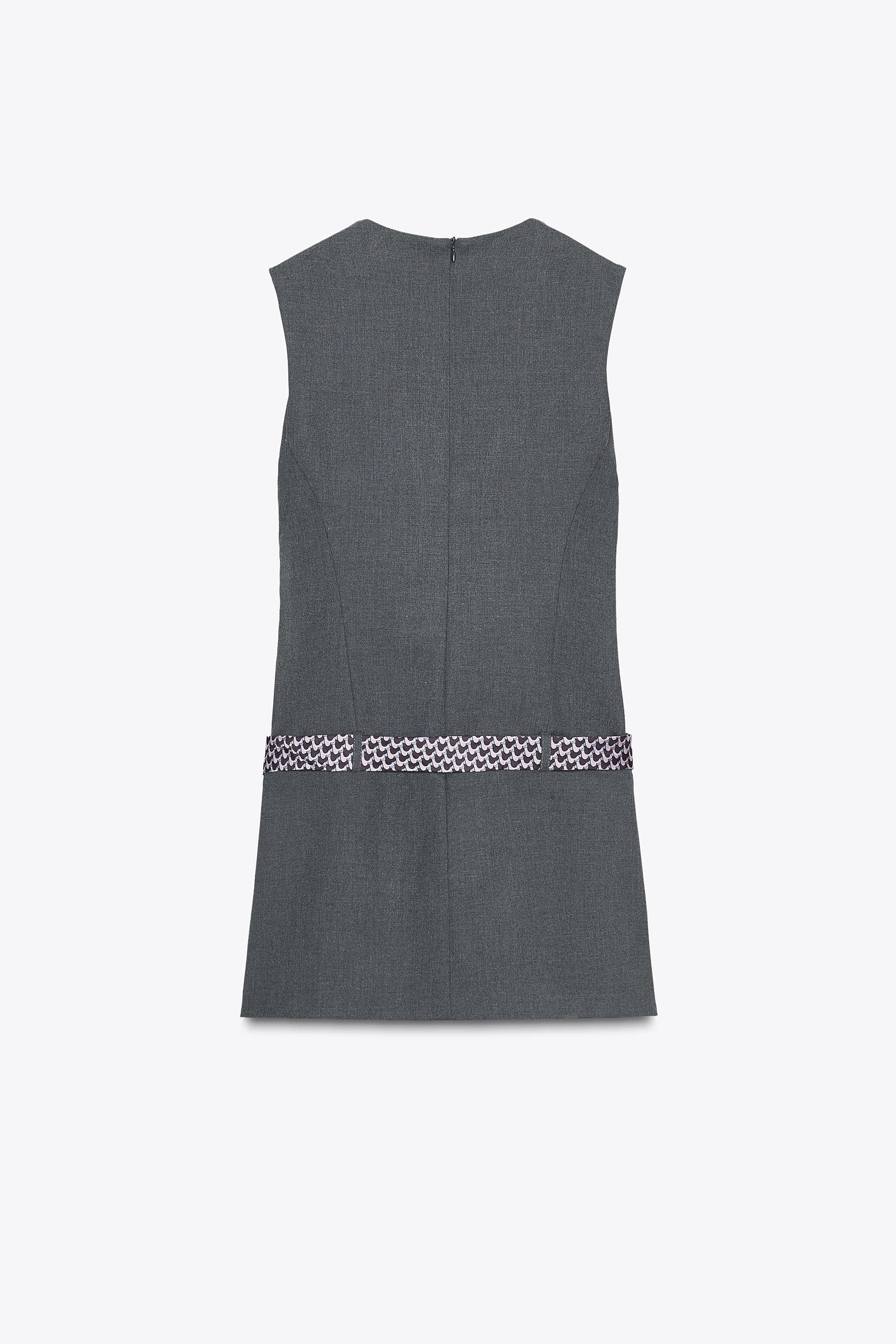 Tie-Belt Short Dress