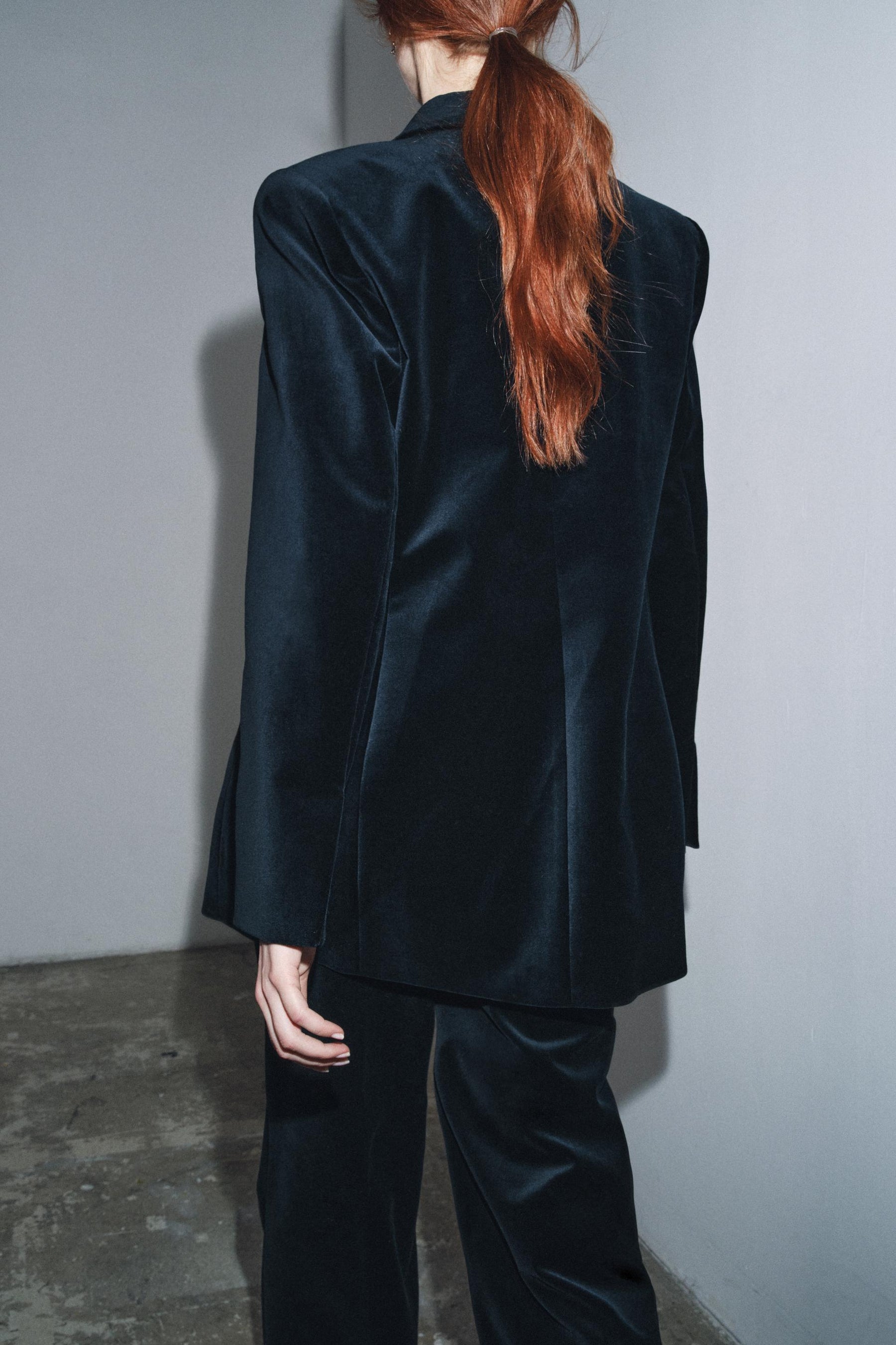 Velvet Flare Trousers