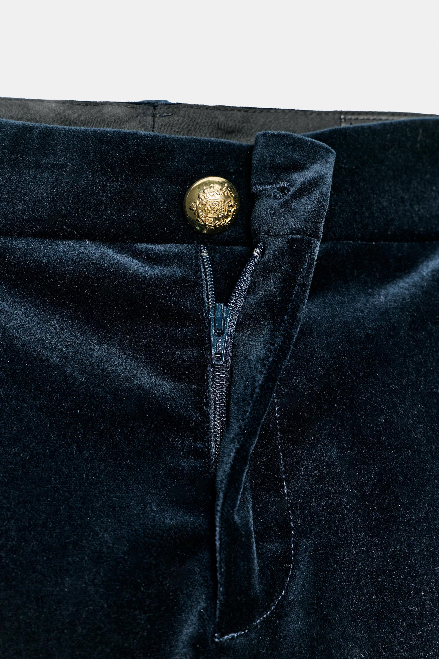 Velvet Flare Trousers