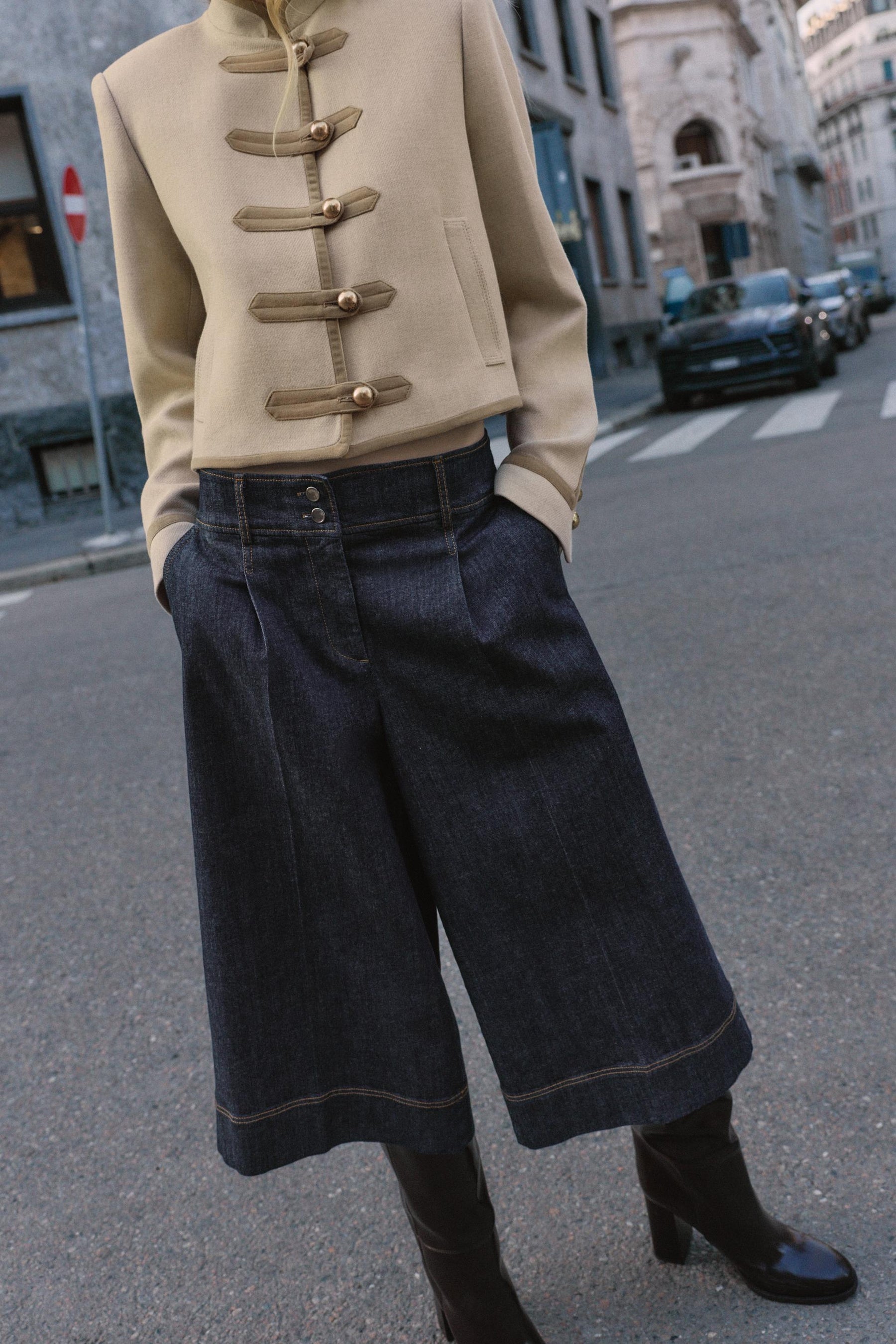 Toggle Shoulder Jacket