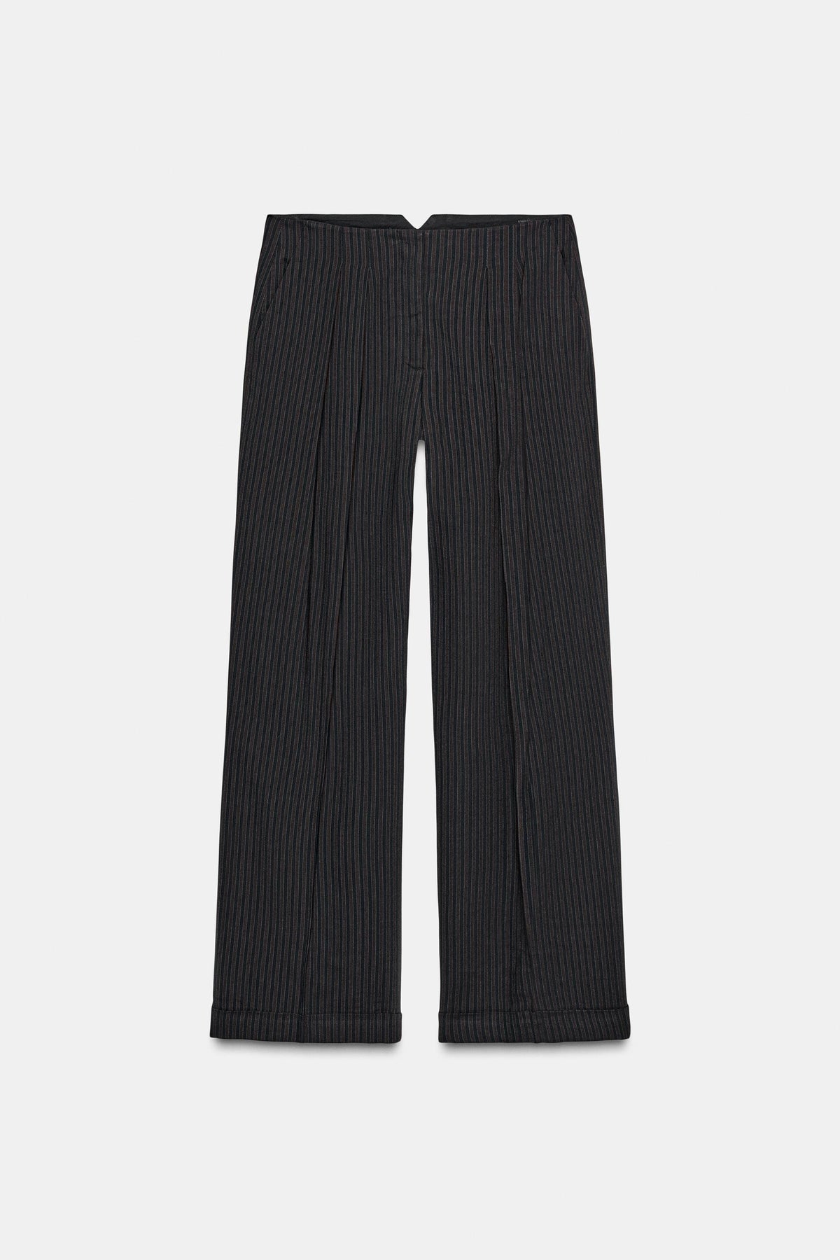 Striped Darted Trousers