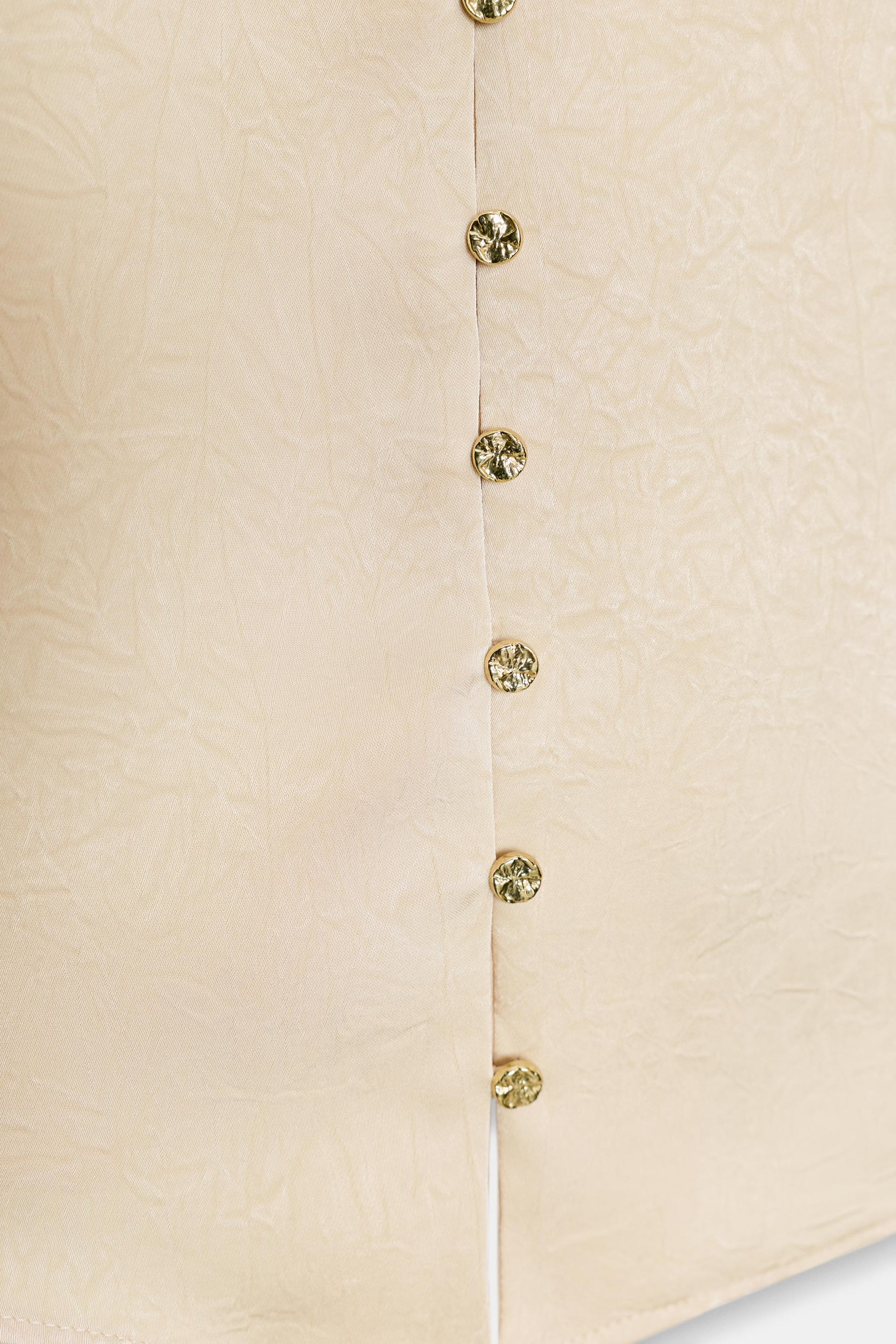 CREASED-EFFECT BLOUSE