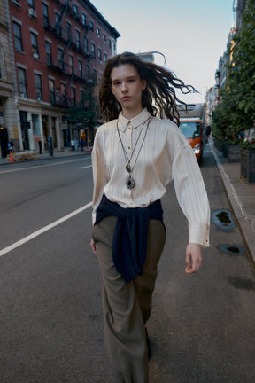 OVERSIZED STRIPED SHIRT