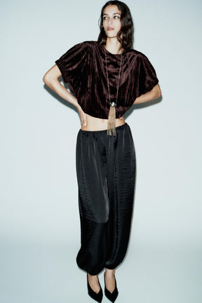 Velvet Balloon Top