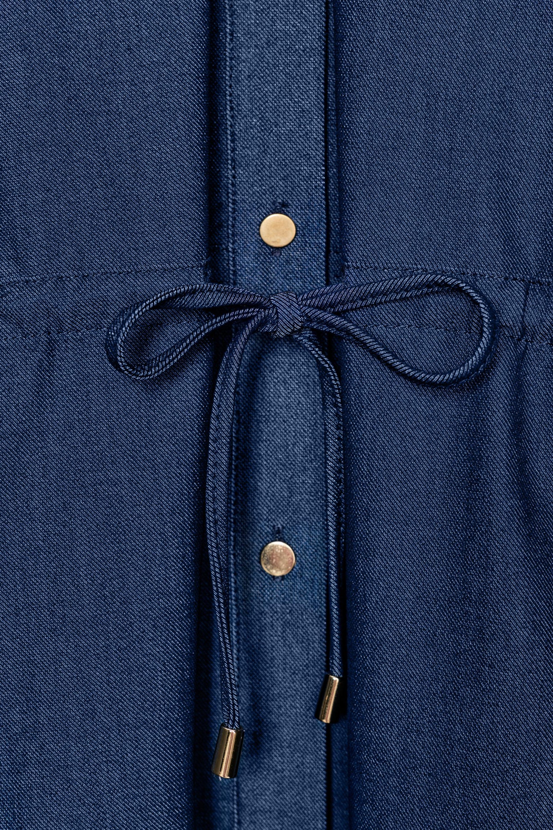 DRAWSTRING SAFARI SHIRT