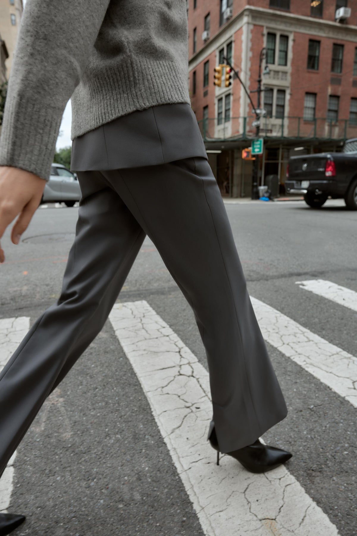 Flared Vented Trousers