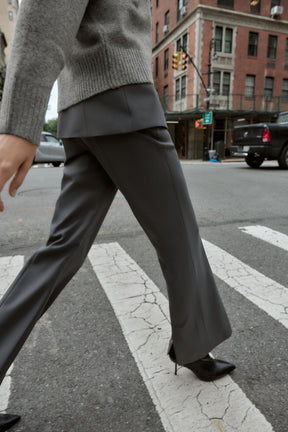 Flared Vented Trousers