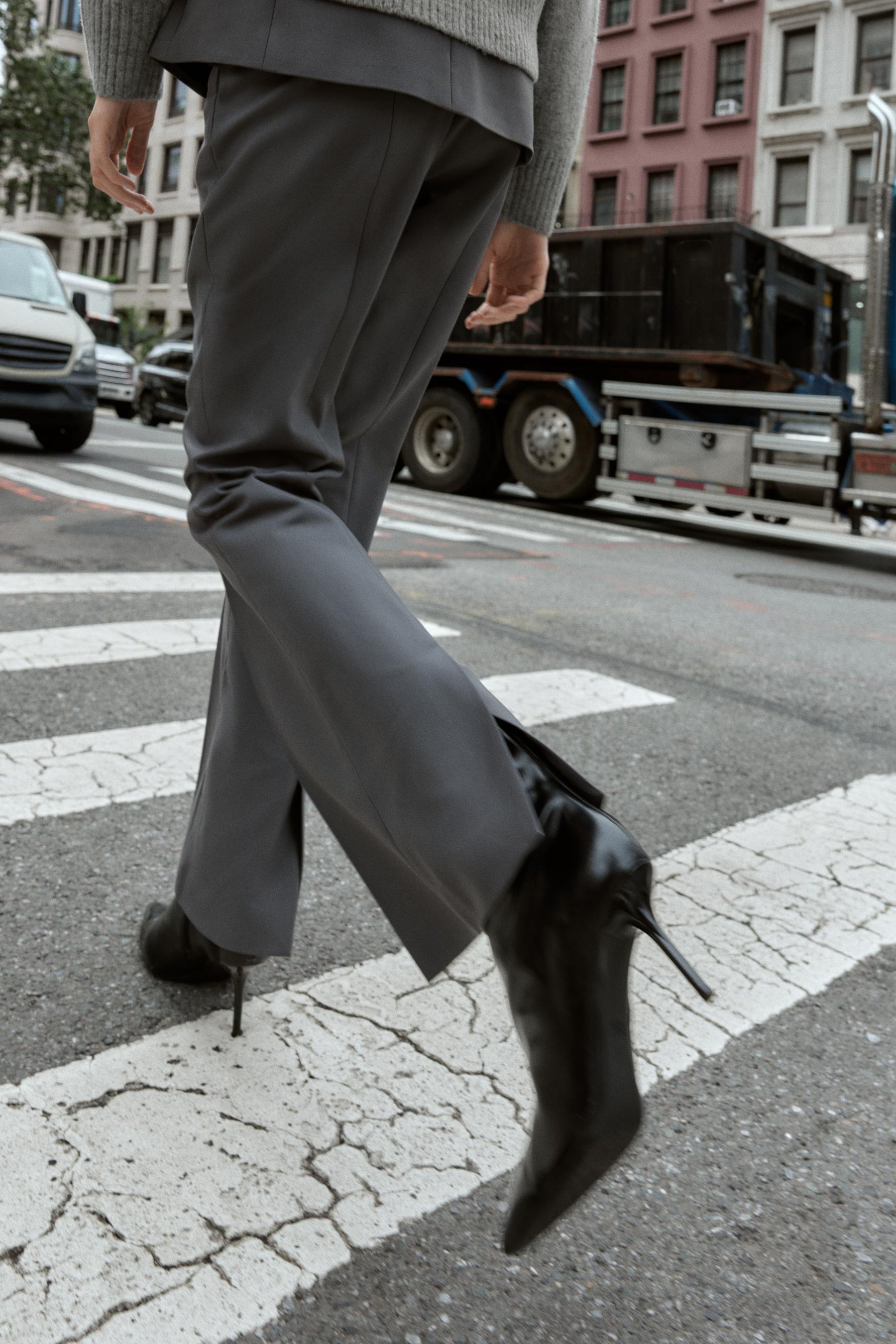 Flared Vented Trousers