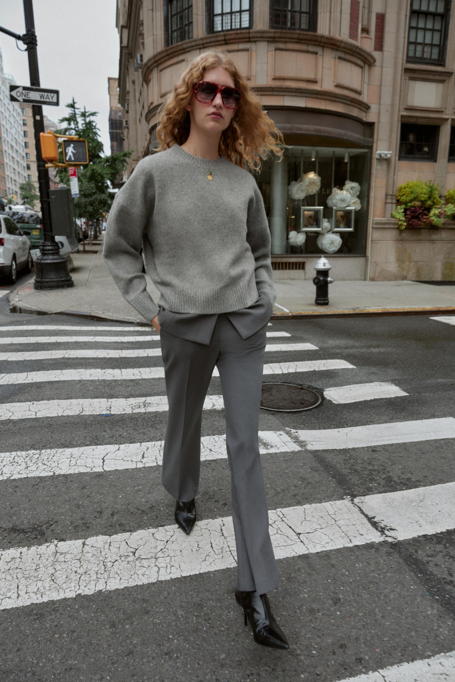 Flared Vented Trousers