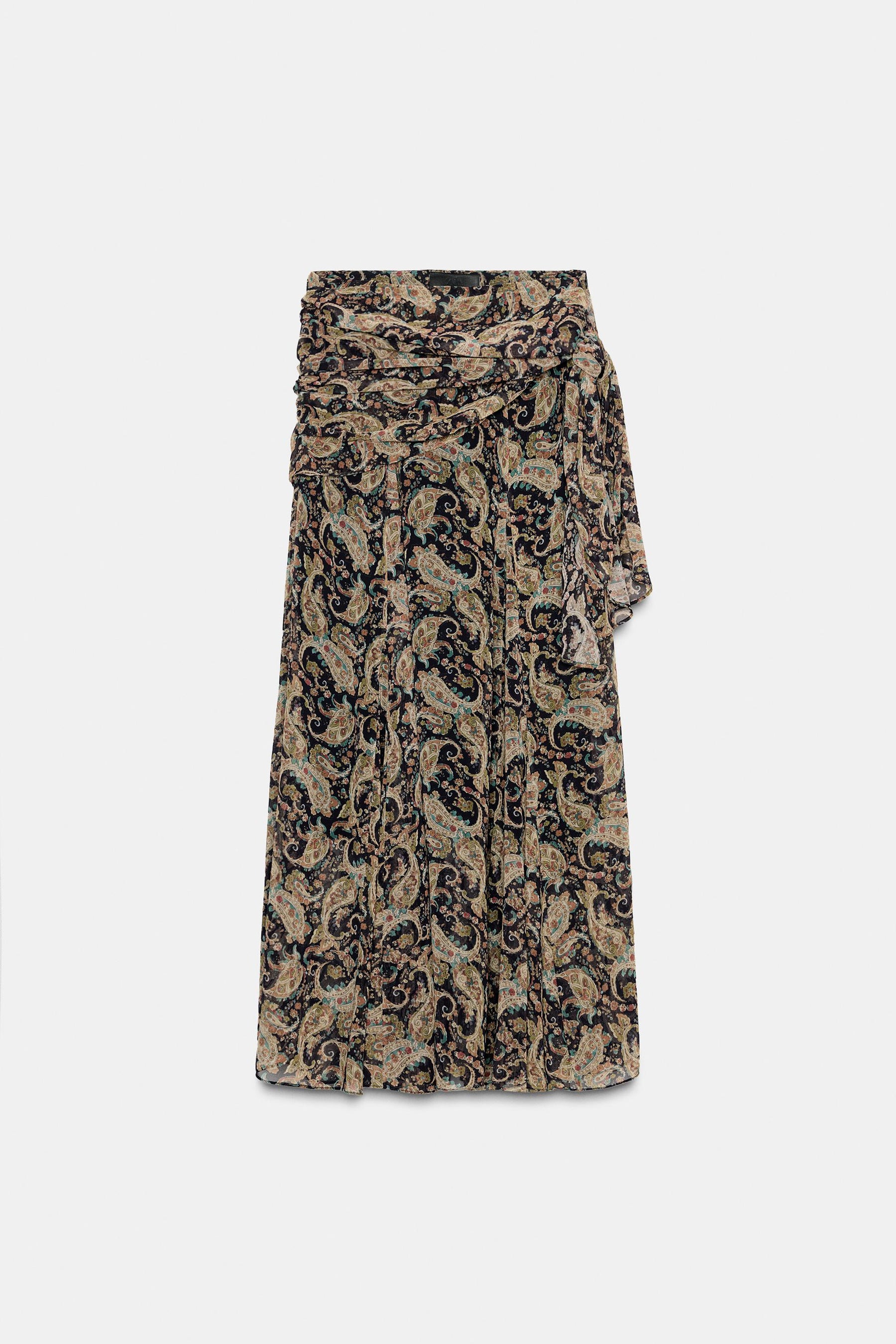 Paisley Long Skirt