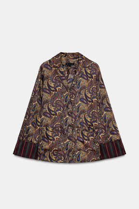 Paisley Pyjama Shirt