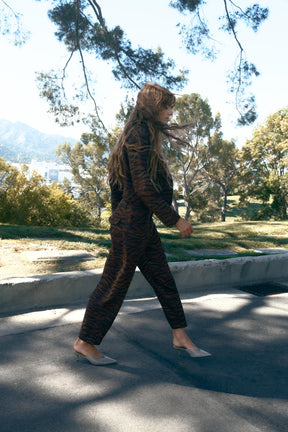 Animal Print Trousers