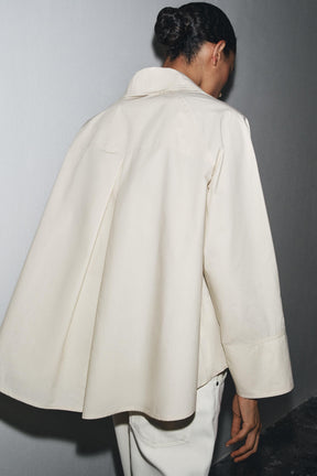 Oversize Pleated Fashion Shirt