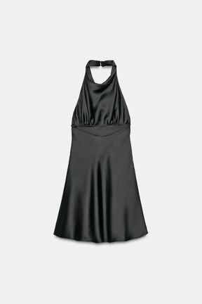 SATIN MINI DRESS - Image 2